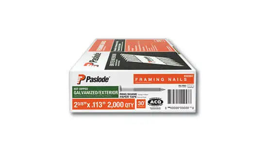 2.8 X 50MM Ring Electro Galvanised Pack Of 3000 Nails|Timber Fastening  Products